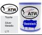 Preview: Toyota, Silver Metallic, L11: 1L Lackdose, von ATW Autoteile West.